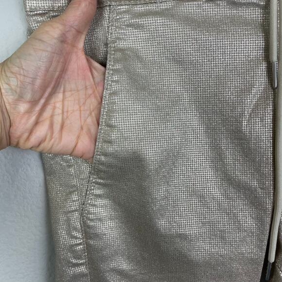 Flog Gold Metallic Jogger Loren Pants 26 - Picture 5 of 9